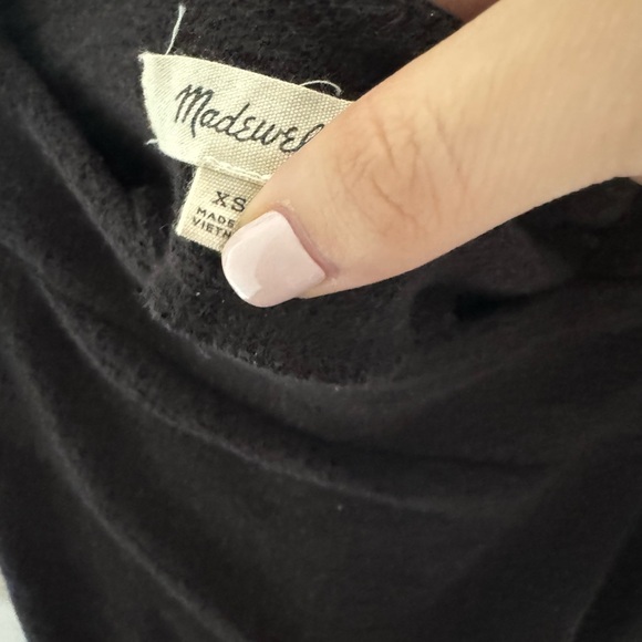 Madewell Side-button Drawstring cotton romper - Picture 5 of 6